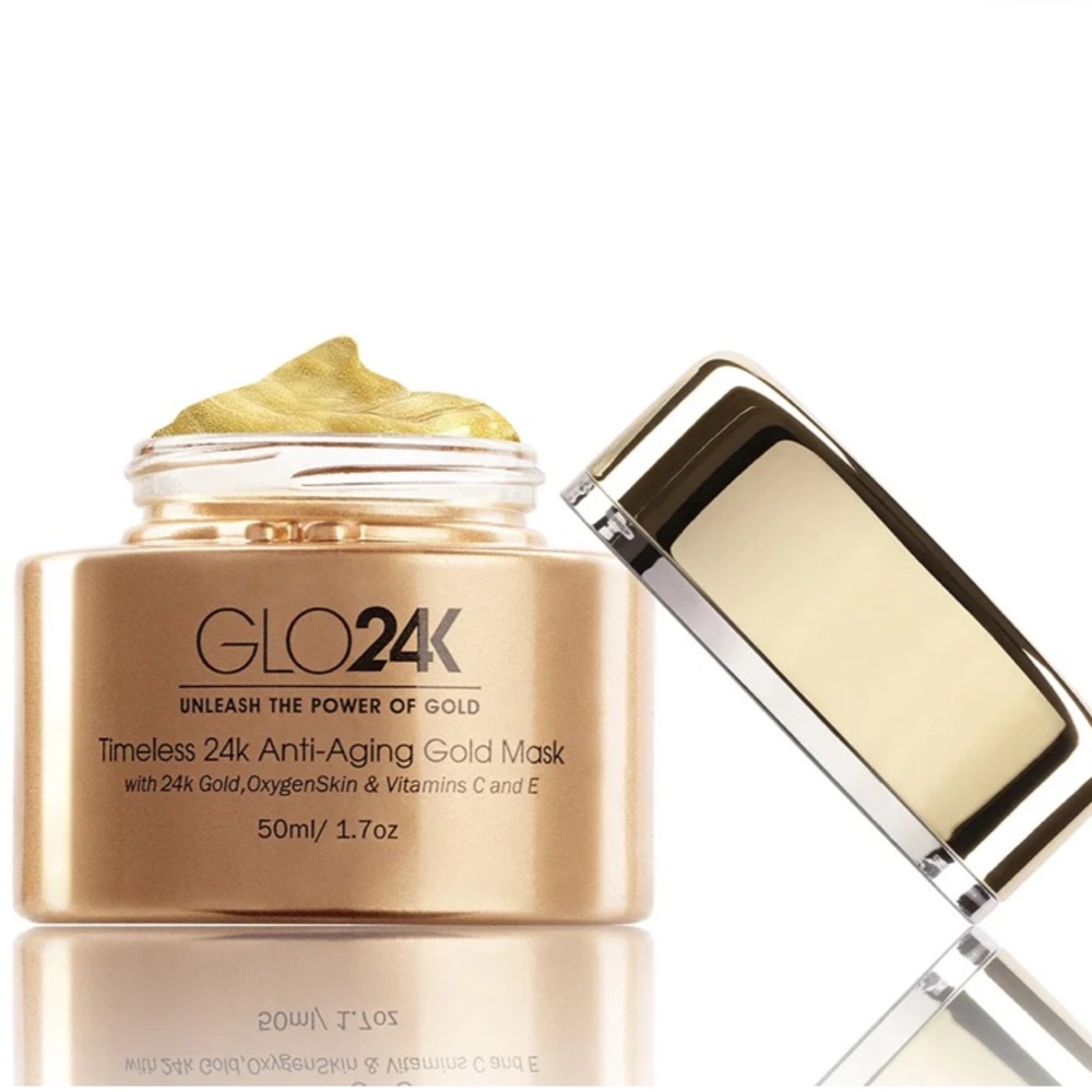 GLO24K Timeless 24K Anti-Aging Gold Mask 1.7oz BRAND NEW/SEALED